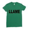 llame Ladies Fitted T-Shirt