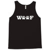 woof paw prints sticker vinyl Tank Top