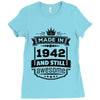 Made In 1942 And Still Awesome Ladies Fitted T-Shirt