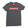 harambe gorilla Ladies Fitted T-Shirt