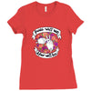 REACE WILL WIN Ladies Fitted T-Shirt