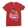 paw patrol birthday girl grandpa Ladies Fitted T-Shirt