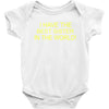 best sister crazy scary Baby Bodysuit