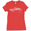 turntable Ladies Fitted T-Shirt