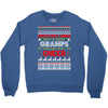 santa only comes once a year gramps is always here to cheer Crewneck Sweatshirt