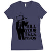 kill your television Ladies Fitted T-Shirt