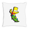 skater bart Throw Pillow