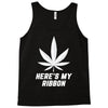 Support Lung Cancer Awareness With A White Cannabis Leaf Tank Top