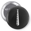 piano tie Pin-back button