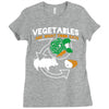 vegetables are what food eats Ladies Fitted T-Shirt