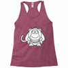 no you are not cool Racerback Tank