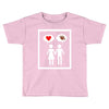 women thinking love Toddler T-shirt