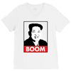 Kim Jong Un Boom Rocketman V-Neck Tee