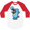 blue crocodile! 3/4 Sleeve Shirt