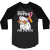 save the puppies 3/4 Sleeve Shirt
