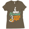 i was normal cats Ladies Fitted T-Shirt