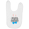 papa bunny Baby Bibs