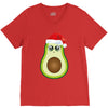 santa avocado V-Neck Tee