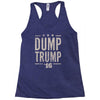 dump trump Racerback Tank