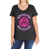 lady luck smile on me Ladies Curvy T-Shirt