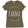 karma Ladies Fitted T-Shirt
