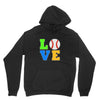 love baseball neon rhinestuds Hoodie