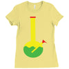 rasta bong water pipe slide insert stem filtered Ladies Fitted T-Shirt