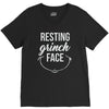 resting grinch face V-Neck Tee