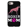 love boxer dog mom funny iPhone 8
