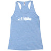 evolution of man, lada niva Racerback Tank
