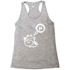 cow says mu Racerback Tank