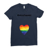 Worth The Wait Rainbow Ladies Fitted T-Shirt