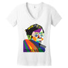 Steven Hawking Women's V-Neck T-Shirt