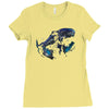 alien terror from deep space Ladies Fitted T-Shirt