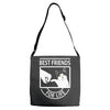 cat best friends for life Adjustable Strap Totes