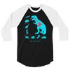 t rex diet 3/4 Sleeve Shirt