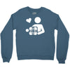 adesivo companion cube portal Crewneck Sweatshirt
