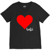 Besties Heart Family Matching V-Neck Tee