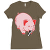 you are what you eat Ladies Fitted T-Shirt