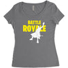 ride the rocket battle gaming Women's Triblend Scoop T-shirt