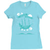 never grow up Ladies Fitted T-Shirt