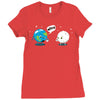 oil spill Ladies Fitted T-Shirt