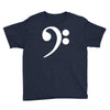 bass cleff funny Youth Tee