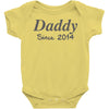 personalised daddy (2) Baby Onesie