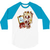 triple beagle portrait 3/4 Sleeve Shirt