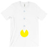 funny 80s pacman 'eating buttons' T-Shirt