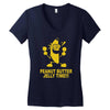 jelly time banana Women's V-Neck T-Shirt