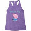 peppa pig brother pig Racerback Tank