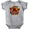 piscina de la muerte   tacos Baby Onesie
