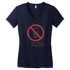 no cell phones Women's V-Neck T-Shirt